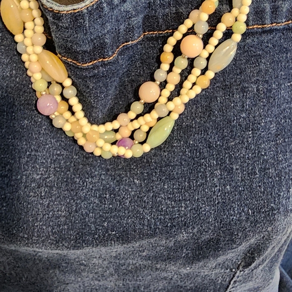 Source Unknown Multi-Strand Beaded Necklace Set - Picture 3 of 4